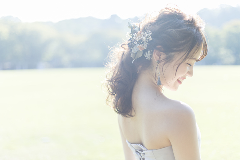 花嫁の後ろ姿